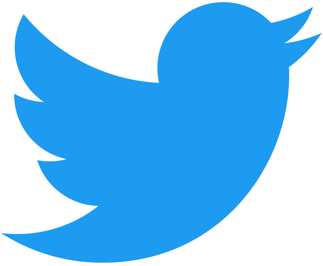Light blue Twitter logo