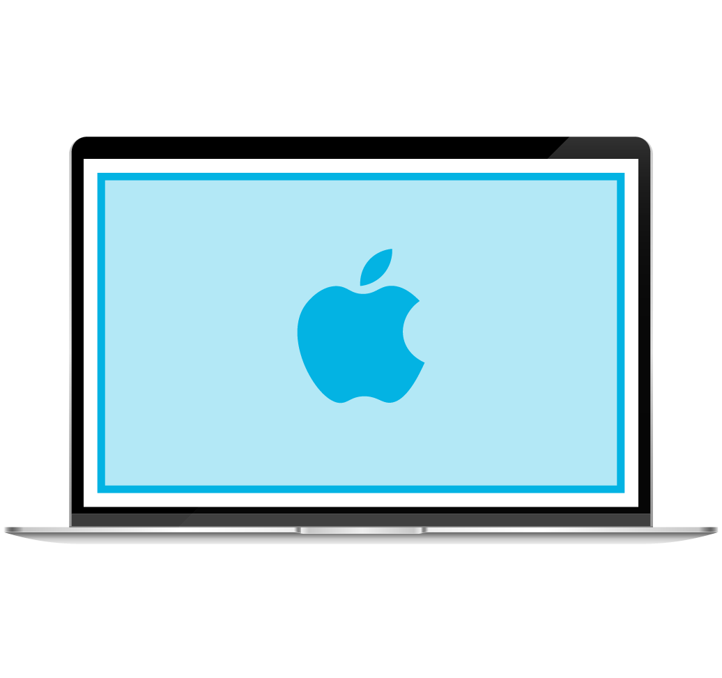 apple laptop graphic