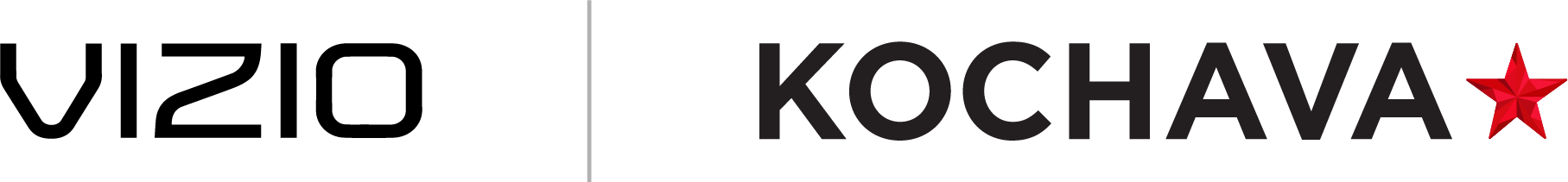 Vizio and Kochava logos
