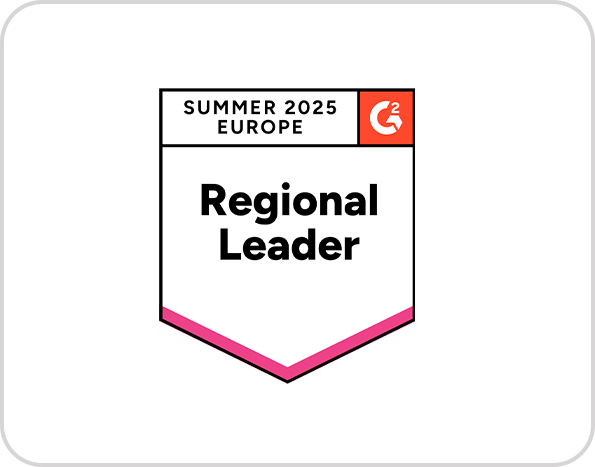 G2 Summer 2025 Europe Regional Leader Badge