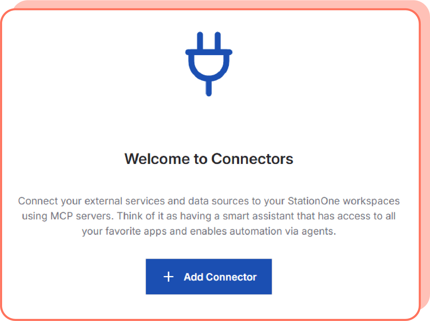 StationOne connectors
