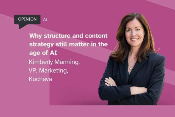 Why structure and content strategy still matter in the age of AI